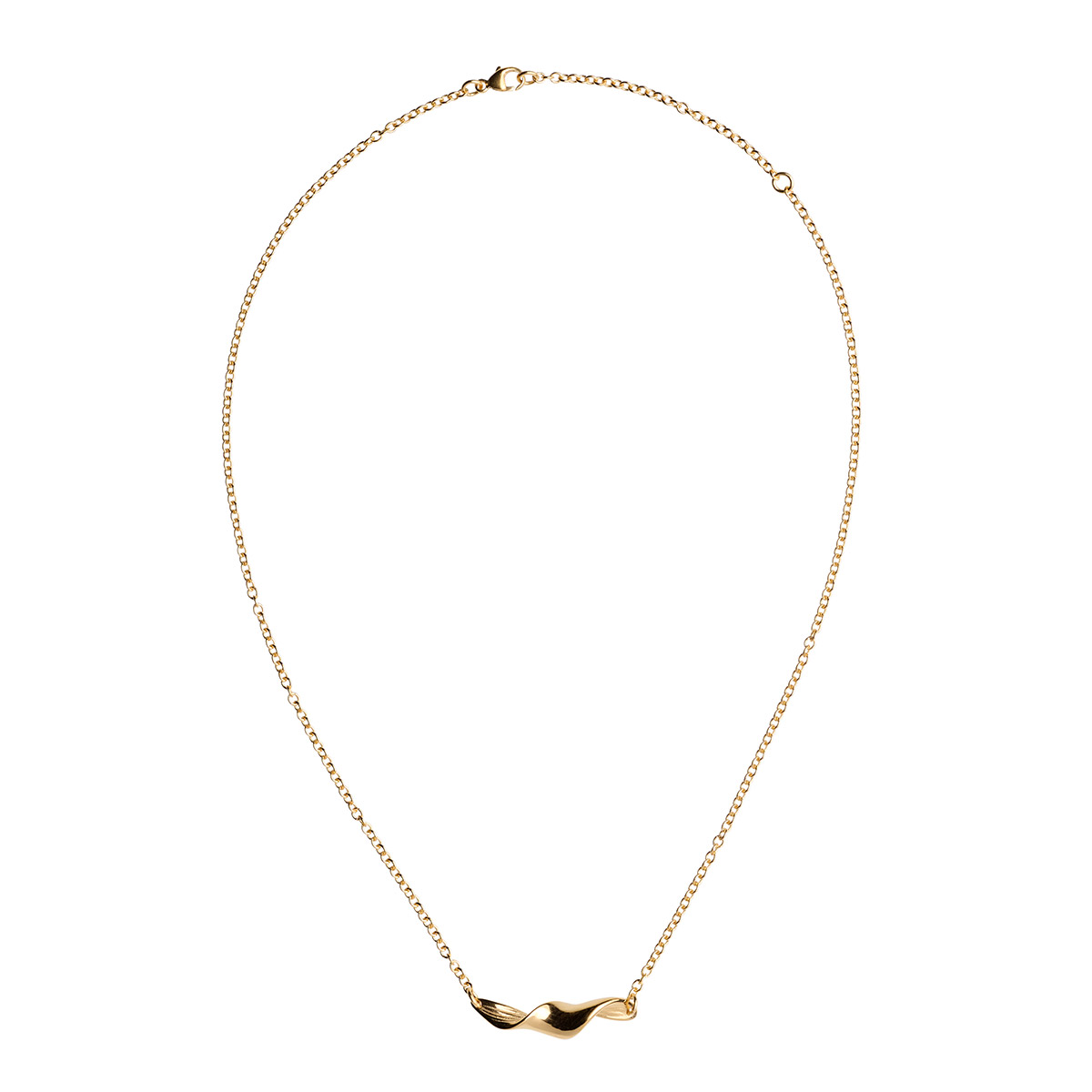 Lumoava Studio Mood gold-plated pendant TWIST ME SOFTLY LS66250100000