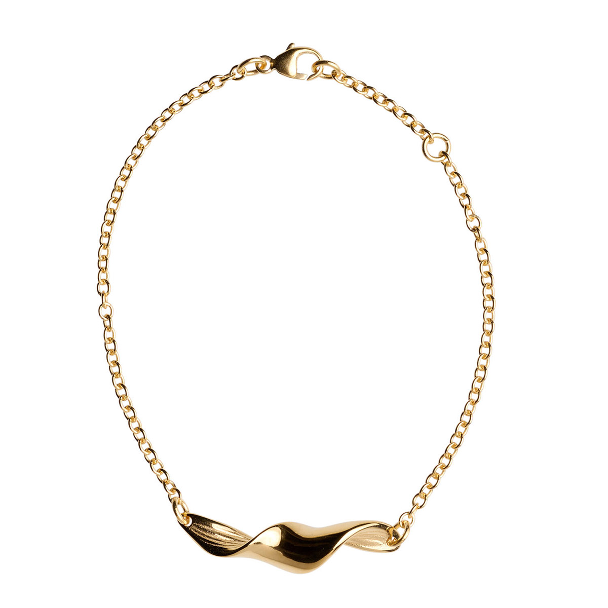 Lumoava Studio Mood gold-plated bracelet TWISTED LS63250100000
