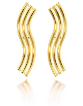 Lumoava Aaria gold-plated silver earrings L64240910000