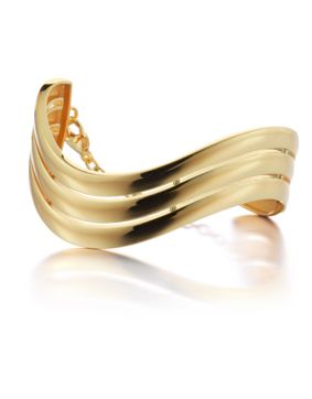 Lumoava Aaria gold-plated cuff bracelet L63240900