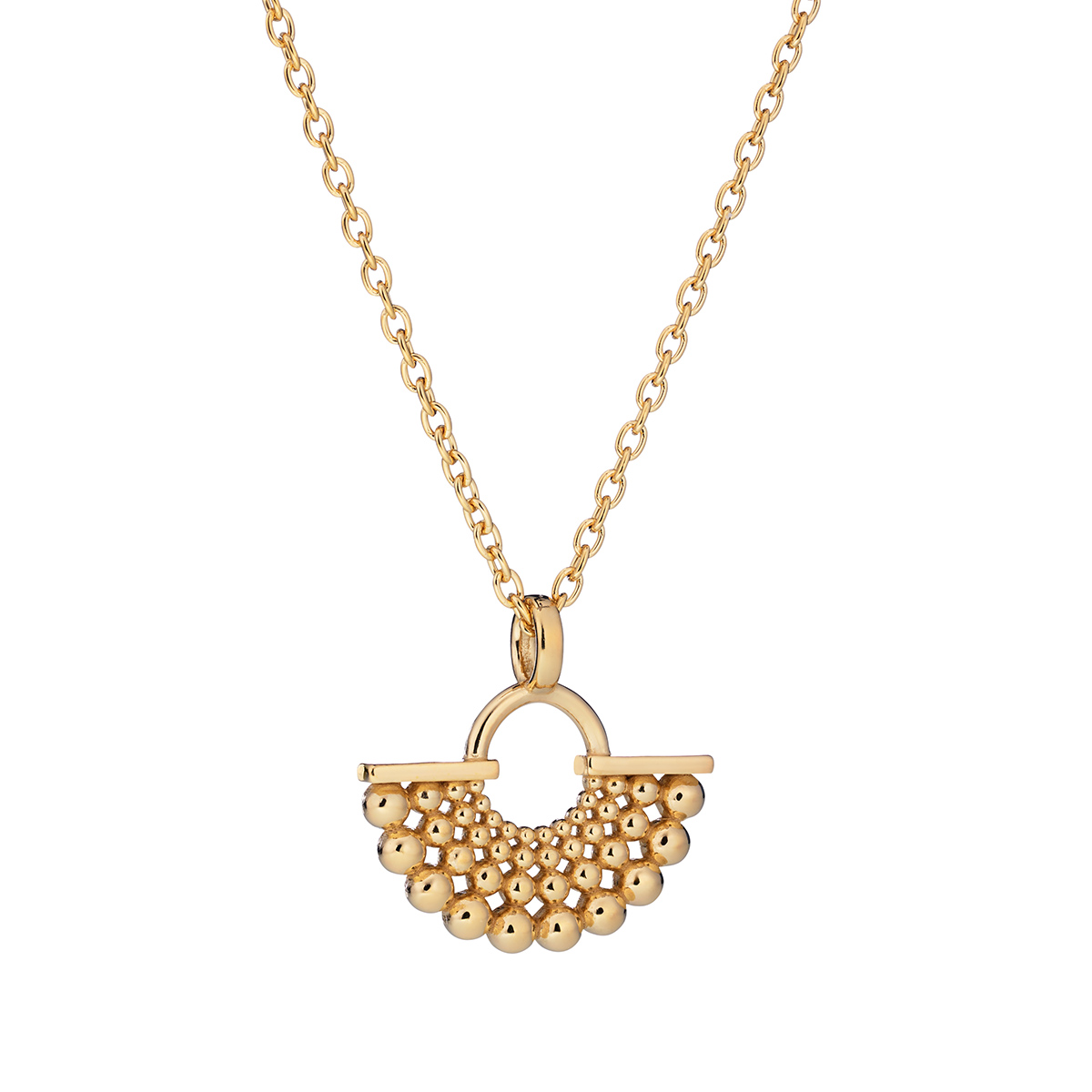 Lumoava Time gold-plated silver necklace L66254220000