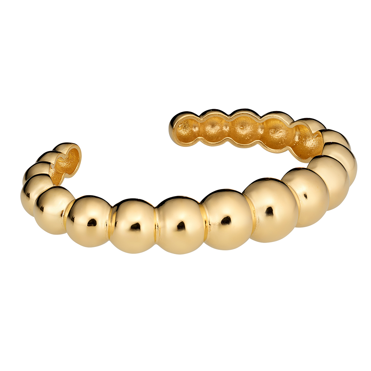 Lumoava BonBon gold-plated silver bangle L63252400