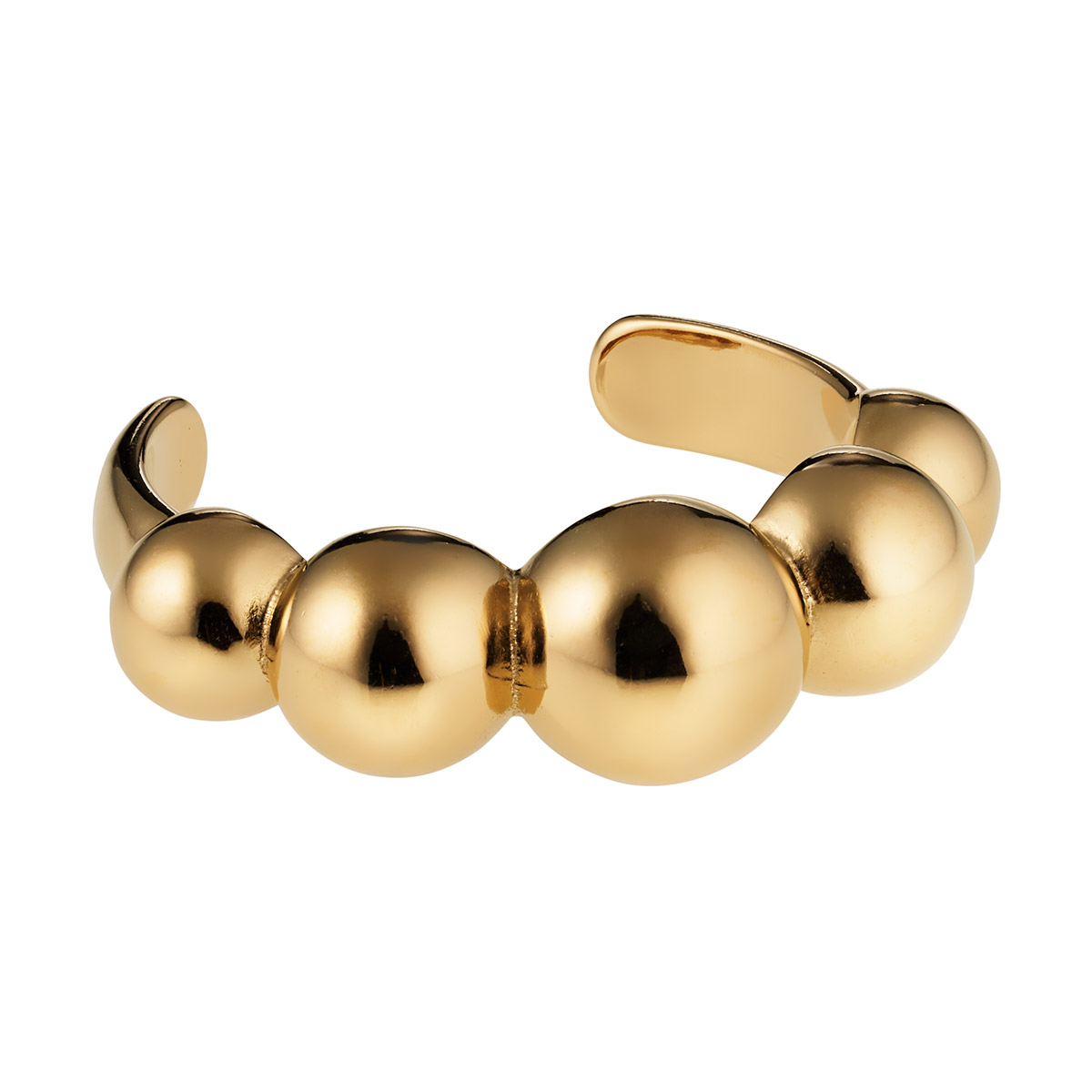Lumoava Bonbon yellow gold-plated silver ring L62262400000
