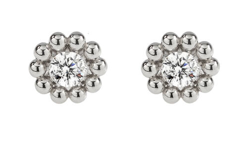 Lumoava Daisy clear earrings L54228130000