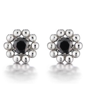 Lumoava Daisy earrings black L54238160000