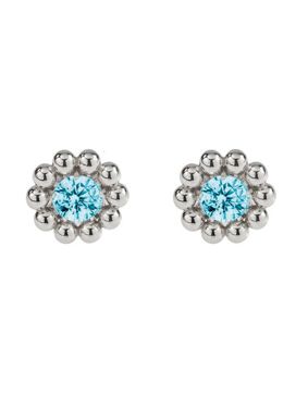 Lumoava Daisy blue earrings L54228140000