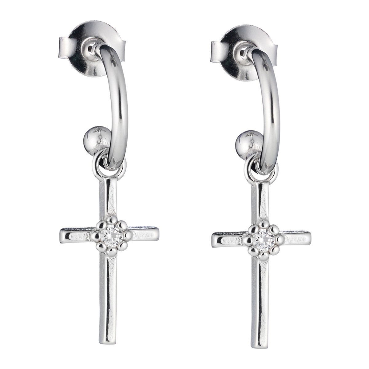Lumoava Daisy cross earrings L54268130000