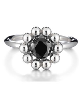 Lumoava Daisy ring black L52238160000