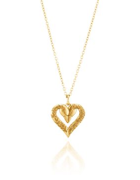 Lumoava Swans gold-plated pendant L66240800000