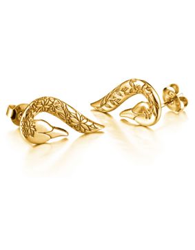 Lumoava Swans gold-plated korvakoru L64240800000
