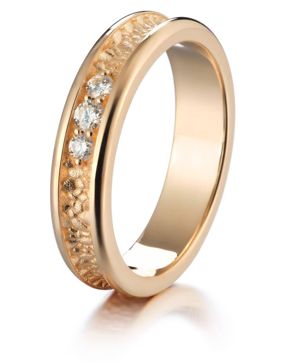 Lumoava Kätkö yellow gold diamond ring L72242330000