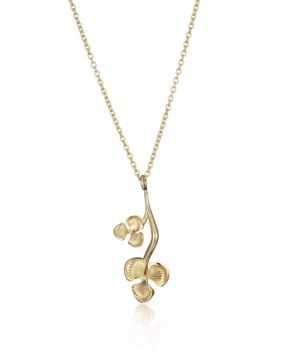 Lumoava blossom necklace gold-plated L66244300000