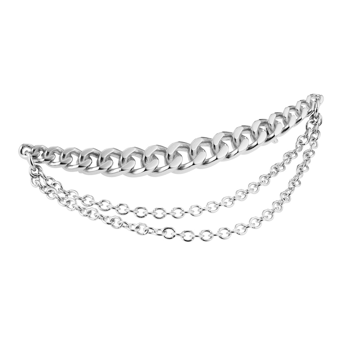 Lumoava Leon Brooch, Rhodium-Plated Bronze LP57265110000