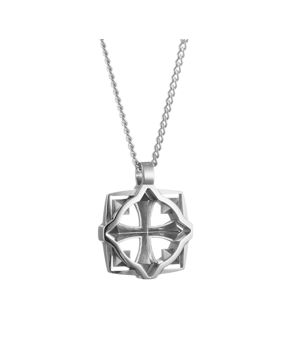 Lumoava Soturi necklace rhodium-plated bronze 56260400000