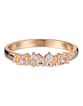 Lumoava Tiara diamond ring yellow gold L72261490000