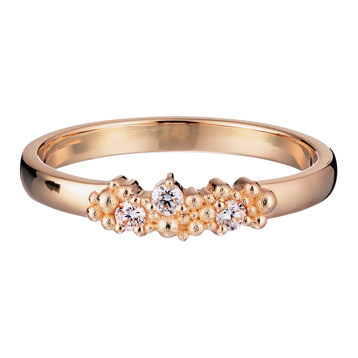 Lumoava Tiara diamond ring yellow gold L72261413000