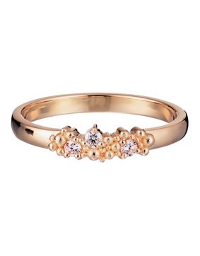 Lumoava Tiara diamond ring yellow gold L72261413000