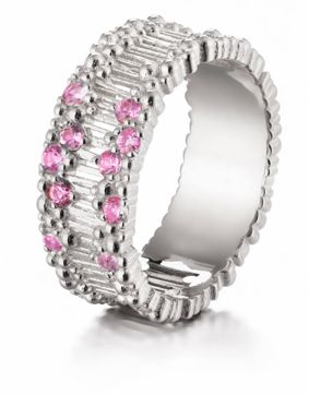 Lumoava Tiara white gold sapphire ring L82241450000