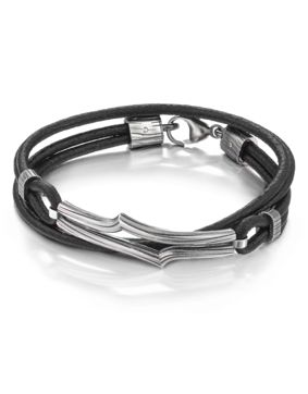 Lumoava wayfarer bracelet black L53239896