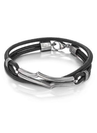 Lumoava wayfarer bracelet black L53239896