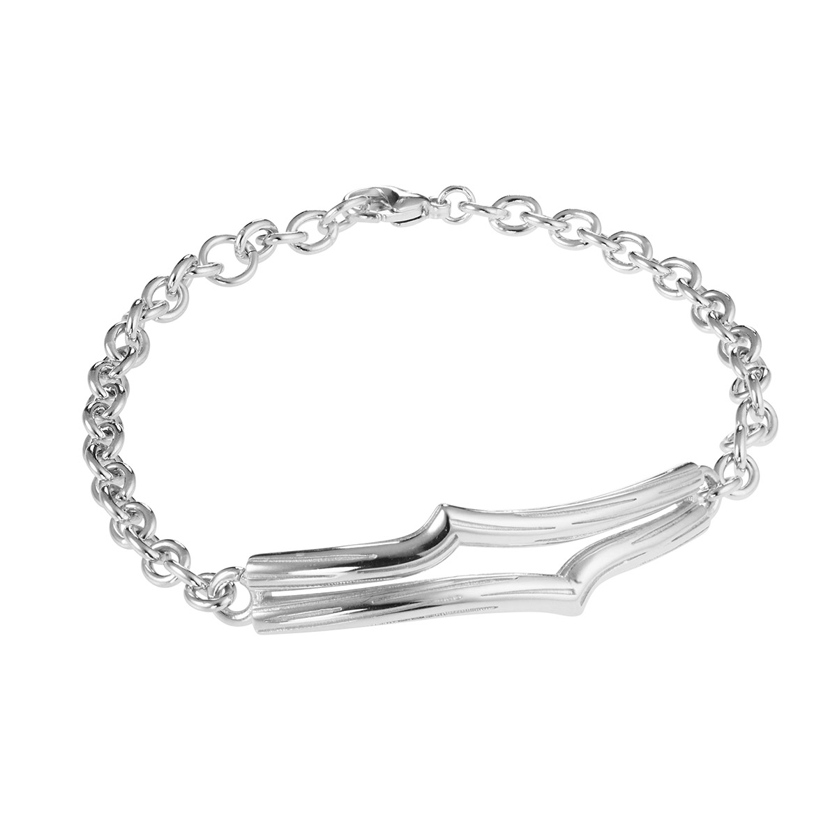 Lumoava Vaellus Bracelet, Rhodium-Plated Bronze LP53269800000