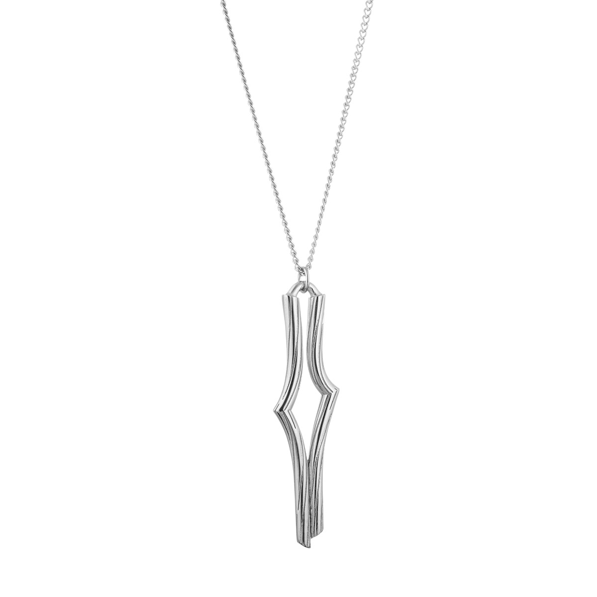 Lumoava Vaellus Necklace, Rhodium-Plated Bronze LP56269800000