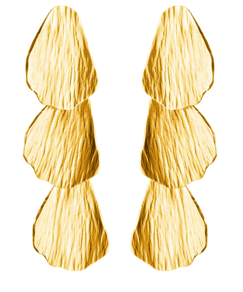 Lumoava Nightfly gold-plated earrings L64248510000