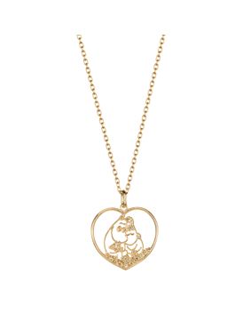 Lumoava x Moomin Love gold-plated heart necklace MO661620000