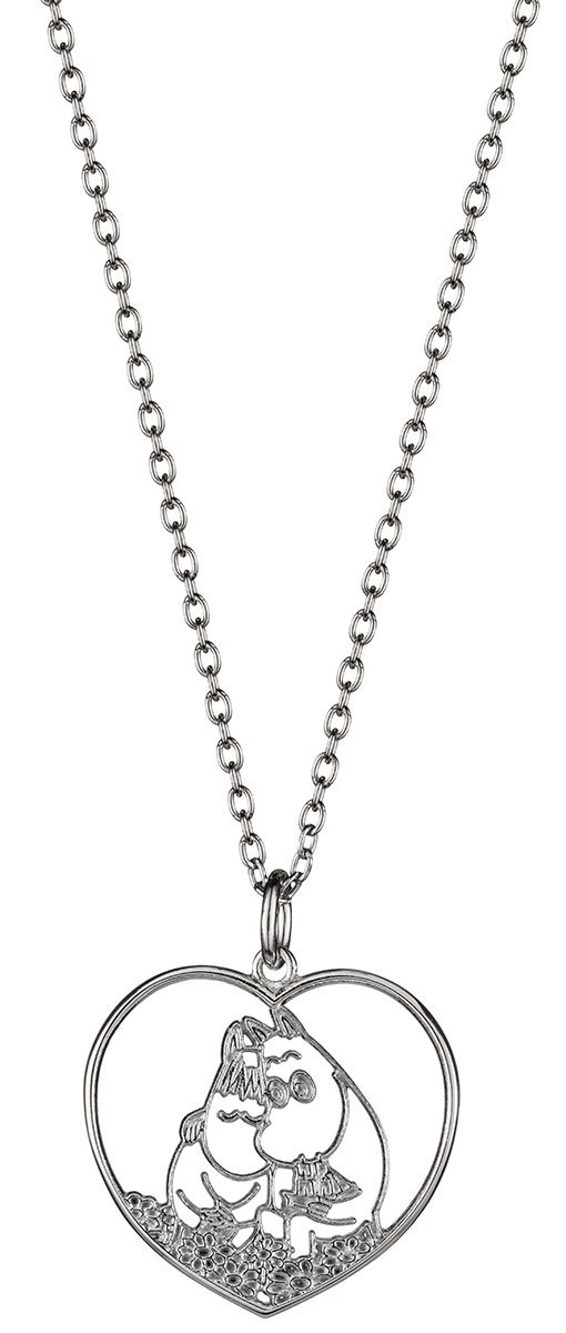 Lumoava x Moomin Rakkaus heart necklace MO561620000