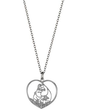 Lumoava x Moomin Rakkaus heart necklace MO561620000