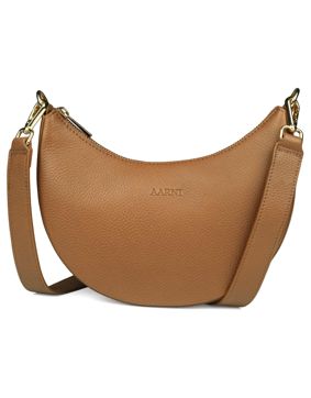 Aarni Luna moose leather purse cognac-gold