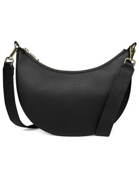 Aarni Luna moose leather purse black-gold