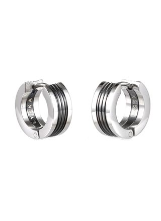 Lykka Strong two-tone 13,3 mm steel earrings