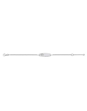 Lykken childrens angel ID bracelet silver