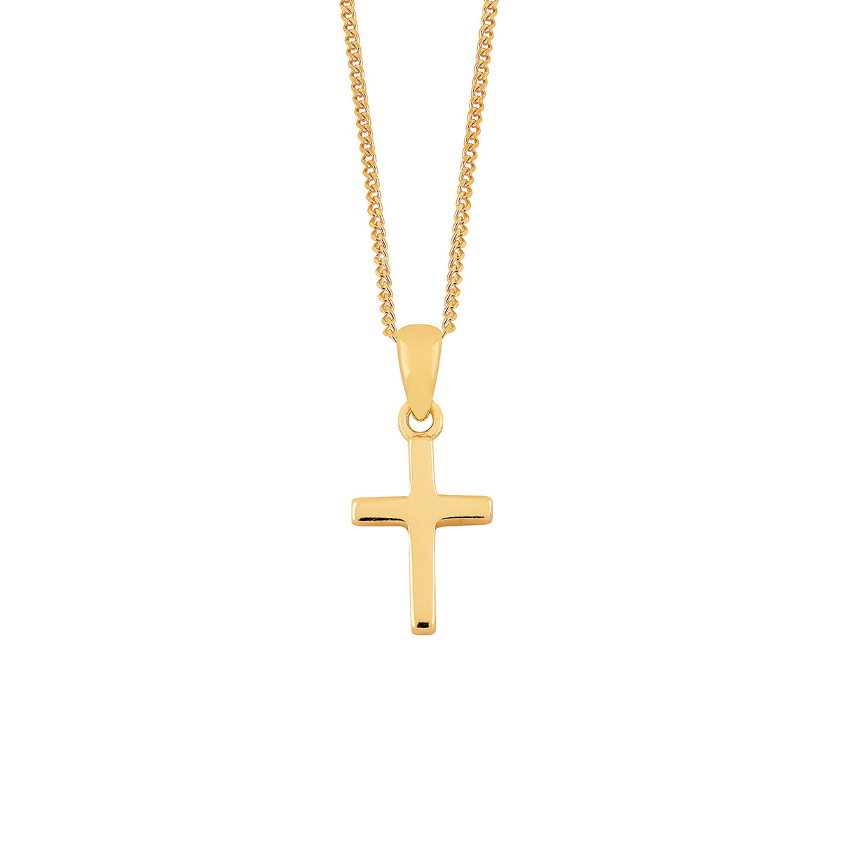 Lykka Crosses necklace gold plated silver