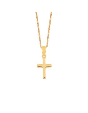 Lykken Crosses necklace gold plated silver