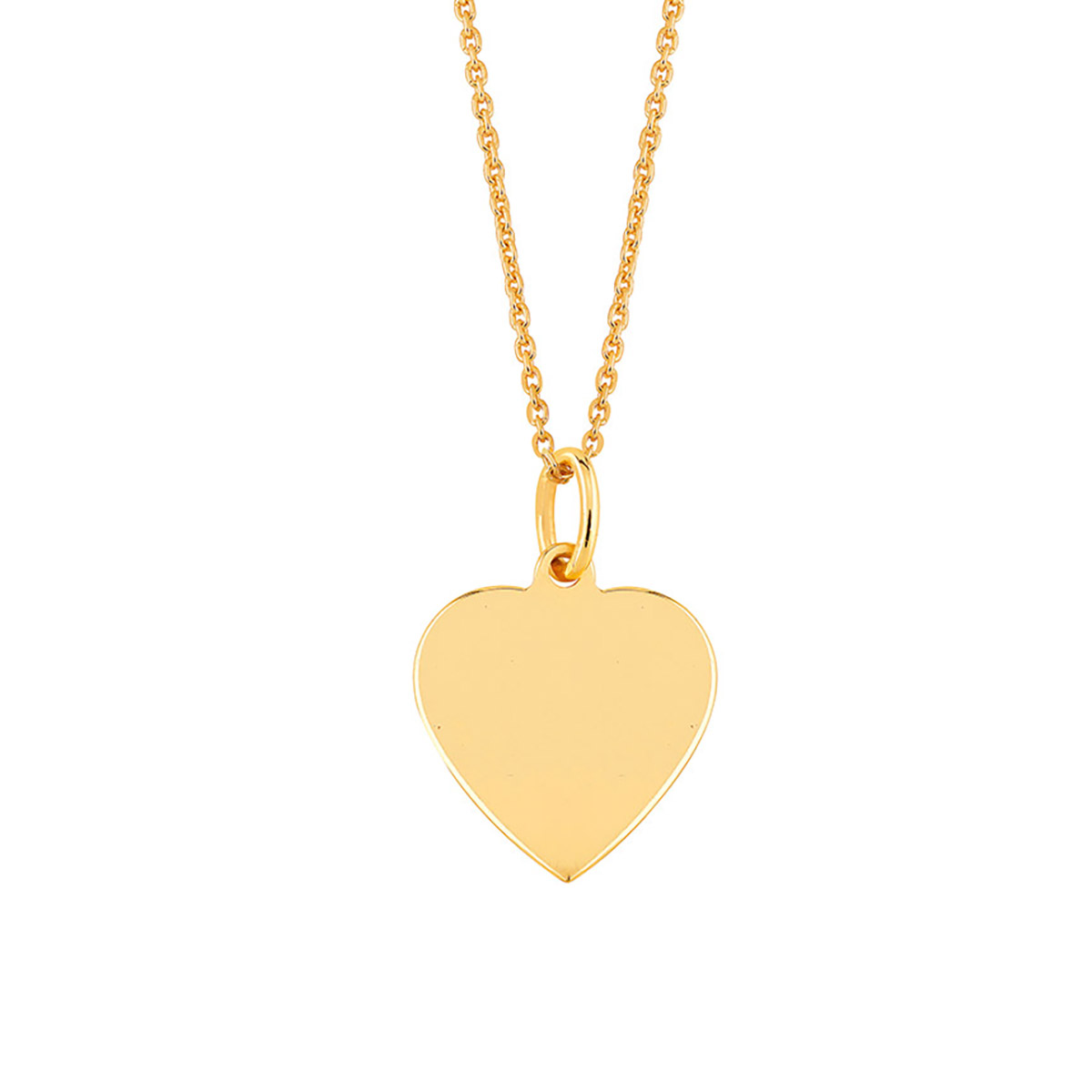 Lykka Hearts goldplated silver necklace engravable heart