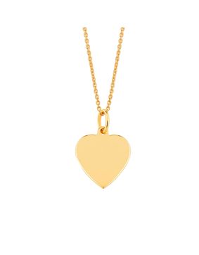 Lykken Hearts goldplated silver necklace engravable heart