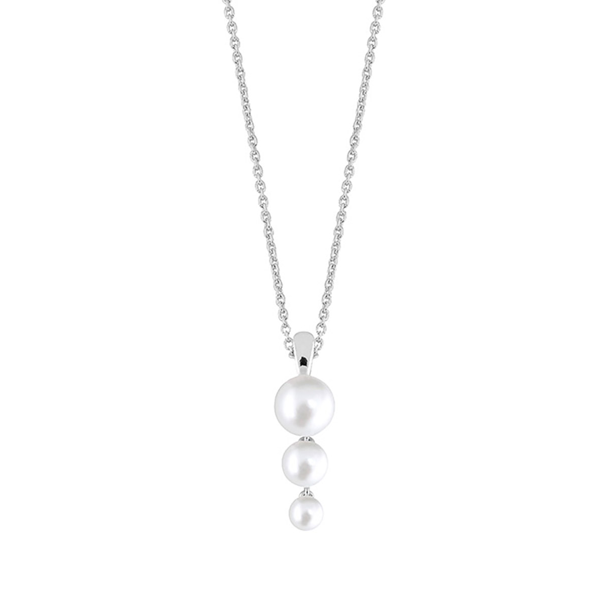 Lykka Pearls pendant silver triple LYS25071