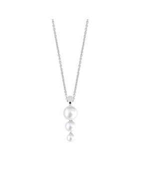 Lykken Pearls pendant silver triple LYS25071