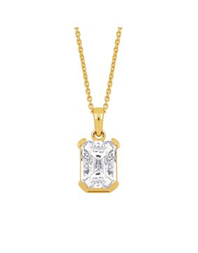 Lykken Casuals gold plated necklace zirconia 45cm