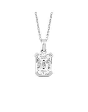 Lykken Casuals silver necklace zirconia