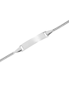 Lykken Basics engravable silver bracelet for children 16 cm