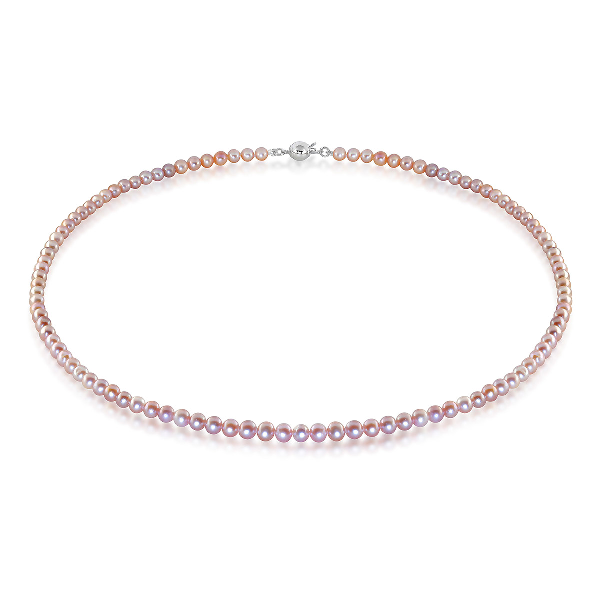 Lykken Pearls pink freshwater pearl necklace 4-5mm 45cm