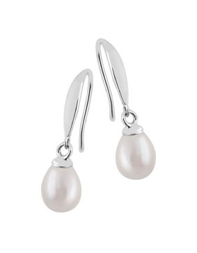 Lykken Pearls pearl earrings light pink drops 6–7 mm
