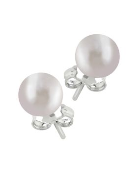 Lykken Pearls pearl earrings light pink drops 6–7 mm