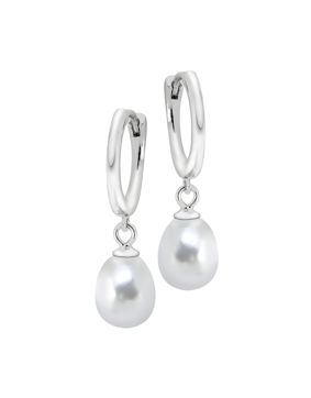 Lykken Pearls silver pearl earrings 6 mm