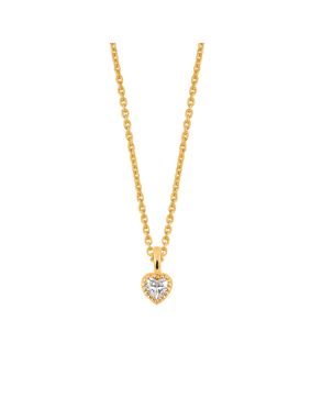 Lykken Hearts Heart Necklace gold-plated silver 4mm LYS25058