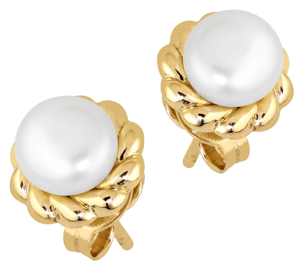 Lykka Pearls pearl knot earrings