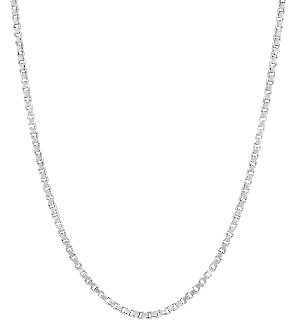 Lykka Basics silver box chain 1,35 mm